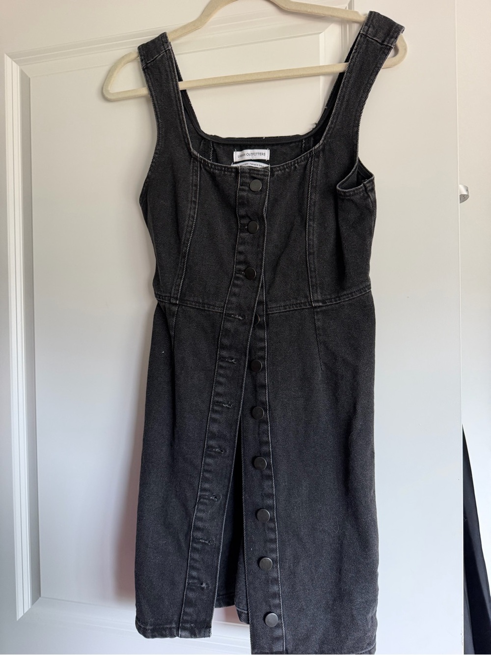 Urban Outfitters Black Denim Dress